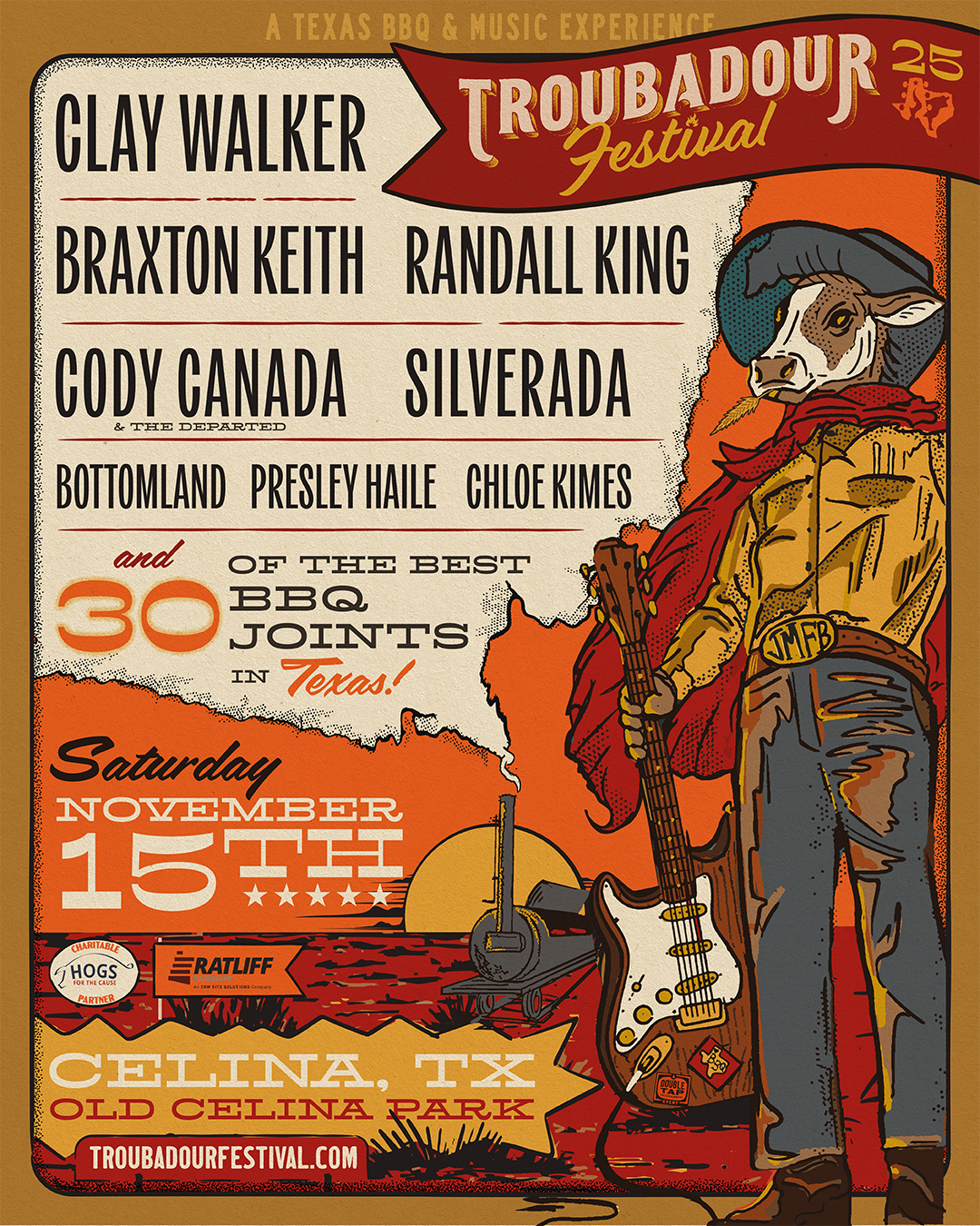 Troubador Festival 2025 Flyer